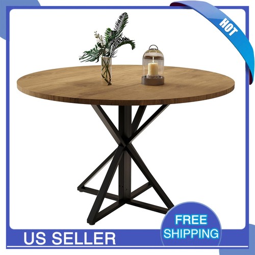 Rustic round dining table - rustic,
