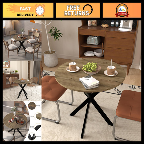 Rustic round dining - round,
