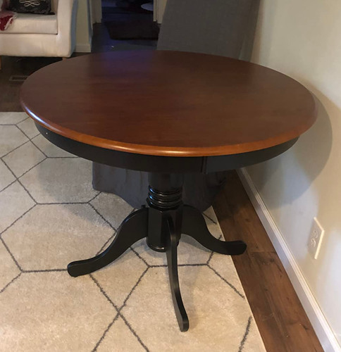 Round dining table solid - 36",